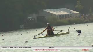 329 M 1x Final A SM Rotsee 20 Sept 2020 Einer Elite Männer Rennen 43 [upl. by Avis772]