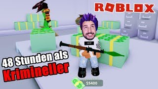 Roblox 48 STUNDEN ALS SCHLECHTESTER KRIMINELLER IN MAD CITY [upl. by Rust]