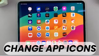 How To Change App Icons On iPad [upl. by Gill]