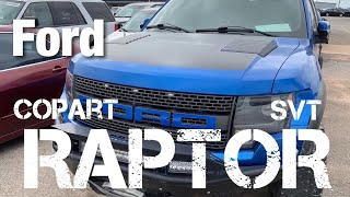 Ford Raptor SVT 62L Copart Rebuild [upl. by Drucie580]