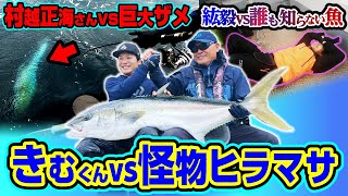 釣りよかきむくんがやらかした！！記録的巨大ヒラマサ！ [upl. by Acisset]