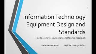 UL 60950 Part 2 with High Tech Design Safety [upl. by Ise]