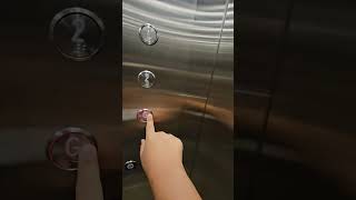 TWO BRANDS Sansung Eltech and Fujitec elevators at Eastwood Mall Quezon City Video 1elevator [upl. by Lennox]