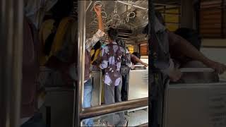 Honest and hard working Ticket Collector TC spotted in Mumbai Local [upl. by Rainah]