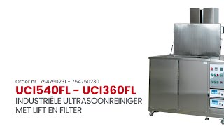 Ultrasoonreiniger 360540L met motorische lift  MW Tools  Vynckier [upl. by Nosniv]