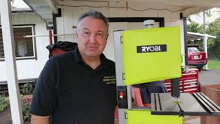 Ryobi 9quot Bandsaw PN BS904G Assembly and adjustments in detail [upl. by Aundrea]