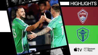 Colorado Rapids vs Seattle Sounders FC  Full Match Highlights  October 5 2024 [upl. by Skier]