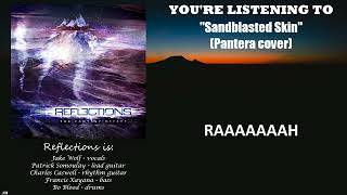 Reflections  Sandblasted Skin Pantera cover LYRIC VIDEO [upl. by Yzzik193]