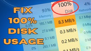 How to Fix 100 DISK Usage in Windows 10 [upl. by Danielson]