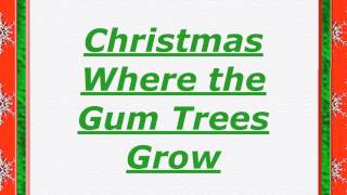 Christmas Where the Gum Trees Grow lyrics in G [upl. by Iphigeniah941]