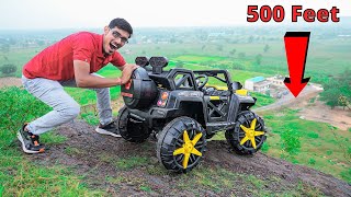 Dropping RC Monster Car From Mountain  गाडी को पहाड़ से गिराया  Will It Survive [upl. by Mila858]