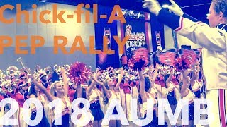 2018 ChickfilA Kickoff Game  AUMB Pregame Pep Rally [upl. by Ximenes699]