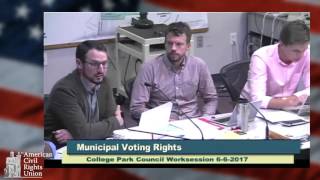 College Park MD Council Mulls Illegals Voting [upl. by Docilla851]