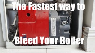 The Fastest Way to Bleed a Boiler Riello RDB [upl. by Connell576]