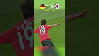 GERMANY🇩🇪 VS🇰🇷 KOREA REPUBLIC WORLD CUP 2018 HIGHLIGHTS NEUR AURA HMSON CLUTCH GOALKEEPER shorts [upl. by Neicul902]