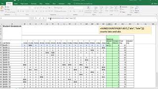 Excel  COUNTIFS with multiple criteria and OR logic [upl. by Idonna]