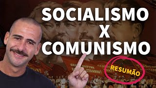 RESUMÃO a diferença entre socialismo e comunismo  ProEnem [upl. by Eissed]