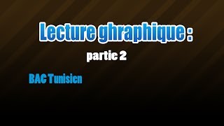 lecture ghraphique  partie 2 [upl. by Akemihs583]