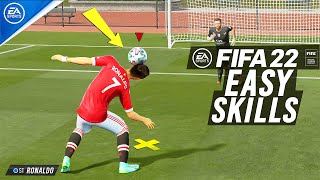 FIFA 22  TOP 10 EASY SKILL MOVES TUTORIALNEW [upl. by Mahsih]