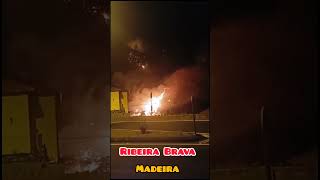 Incêndios na Madeira Ribeira Brava e Curral das Freiras Portugal [upl. by Ciri]