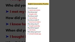 English Conversation Practice  How to Improve Your English englishconversation shorts english [upl. by Nezah]