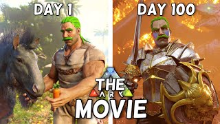 I Survived 100 Days on RAGNAROK in ARK Survival Evolved [upl. by Hareema]