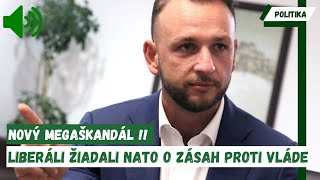 NOVÝ MEGAŠKANDÁL  Liberáli žiadali NATO o zásah PROTI vláde [upl. by Ellekim]