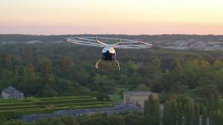 Volocopter Conducts First eVTOL Flight at the Palace of Versailles [upl. by Minette178]