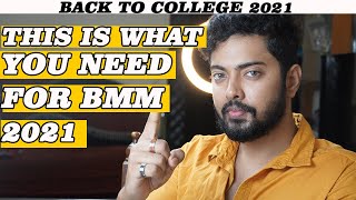 THINGS YOU NEED FOR BMM  BMM COURSE FEES DETAILS 2021 BMM CAREER GUIDANCE  BMM COURSE VINEET [upl. by Kaufmann294]