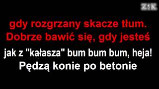 ♫♪♫♪ Golec uOrkiestra  Pędzą konie  Zajebiste karaoke [upl. by Malanie]