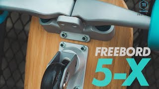 FREEBORD 5X SKATEBOARD HILL BOMB TECHNOLOGY [upl. by Vez632]