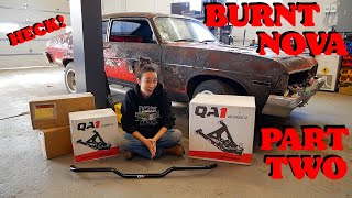 Putting my BURNT 1973 Nova Back on the Road Part 2 [upl. by Bala100]