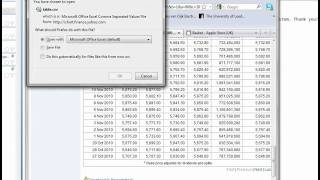 How to Download FTSE100 data from Yahoo [upl. by Meave912]