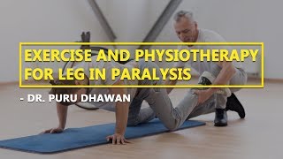 Exercise and Physiotherapy for Leg in Paralysis [upl. by Israel]