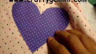 How to do Fusible Applique or Raw Edge Applique Tutorial [upl. by Eduardo]