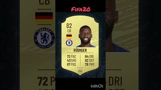 Antonio Rudiger FIFAFC evolution fifa13fc25 fifa fc25 shorts [upl. by Ahgiela]