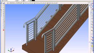 TFLEX CAD  Ogrodzenia i balustrady cz14 [upl. by Aerdnaz]