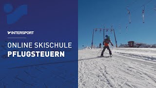 Skifahren lernen Pflugsteuern  vom Pflug auf die Kanten mit Matt  INTERSPORT Online Skischule 58 [upl. by Aloivaf998]