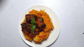 How to make simple yam porridge [upl. by Kalina642]