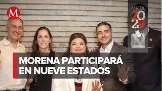 Morena publica finalistas para competir por gubernaturas en elecciones de 2024 [upl. by Burtis]