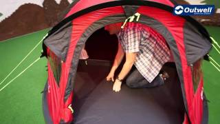 A tour of the Outwell Fusion 300 tent [upl. by Wolenik414]