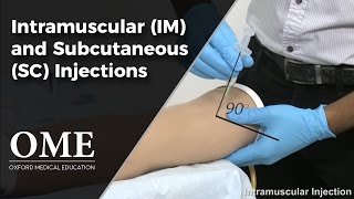 Intramuscular and Subcutaneous Injections  Clinical Skills [upl. by Daub910]