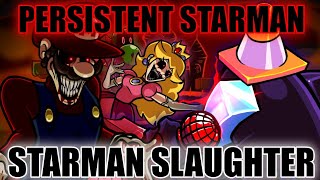 FNF  Persistent Starman Starman Slaughter but Horror Mario vs Black Impostor Sings it [upl. by Noreen923]