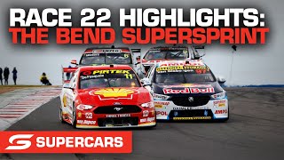 Race 22 Highlights  OTR The Bend SuperSprint  Supercars 2022 [upl. by Ahern]