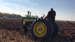 730 John Deere plowing [upl. by Reeher571]