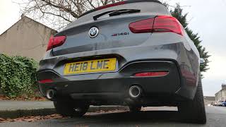 BMW M140i  M Performance Exhaust  Cold Start [upl. by Anairuy170]