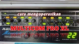 PENGOPERASIAN MULTICOM PRO XL BEHRINGER  COMPRESSOR LIMITER [upl. by Alemahs]