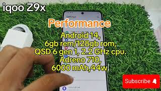 iQOO Z9x 5g Unboxing  Unboxing iQOO Z9x 5g Review  New Best smartphone [upl. by Orimisac]