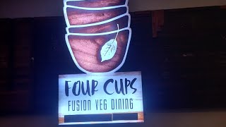 Four Cups Review  Coimbatore  Gowri Shankar  Fusion Restaurant  Vegetarian [upl. by Oiracam]