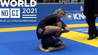 Ffion Davies v Fernanda Mazzelli  World NoGi 2021 [upl. by Zildjian]